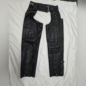 Harley-Davidson Black Leather Pants
